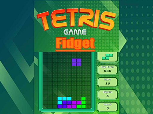 Tetris Game Fidget - browser game screenshot