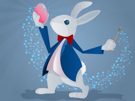 Funny Bunnies Coloring - browser game screenshot