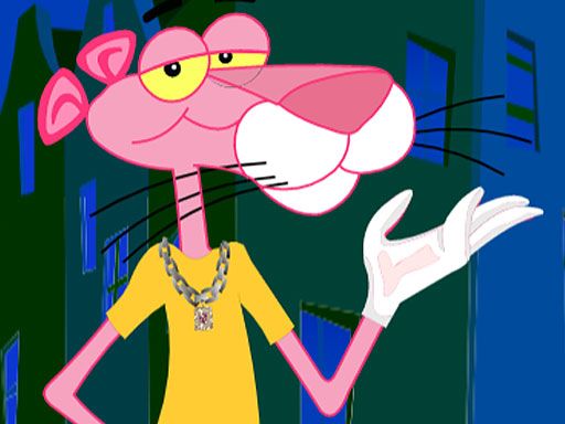 Pink Panther Dress Up - browser game screenshot