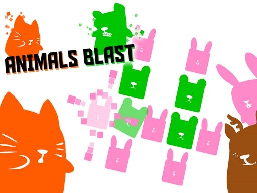 Animals Blast - browser game screenshot