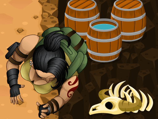 Zombie Runner - browser game screenshot