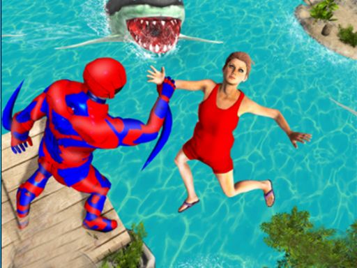 Superhero Police Speed Hero:Rescue Mission - browser game screenshot