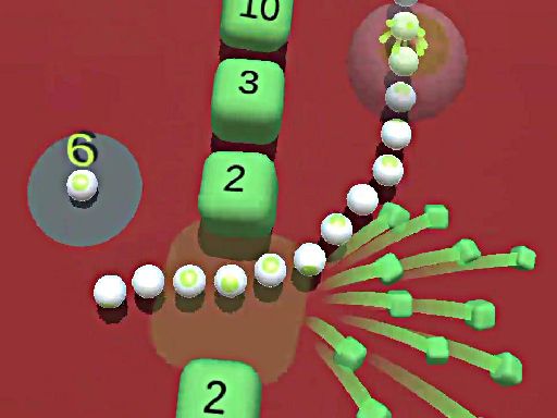 Snake Ball 3D - browser game screenshot