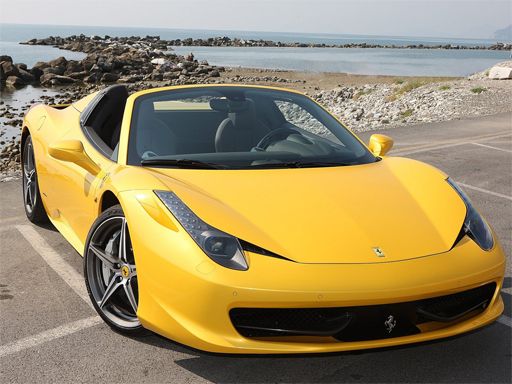 Ferrari 458 Spider Slide Ferrari 458 Spider Slide - browser game screenshot