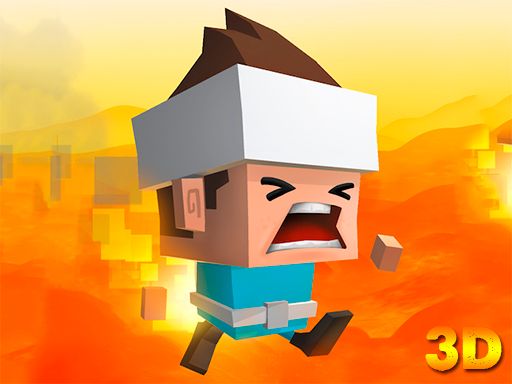 The Floor is Lava 3D - browser game screenshot