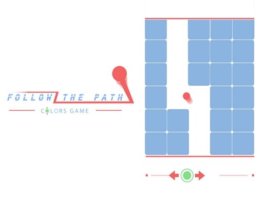 Follow the Path : Colors Game - browser game screenshot