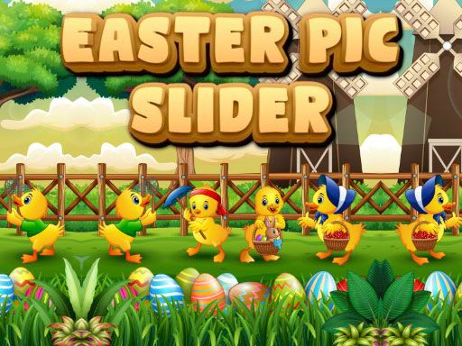Easter Pic Slider - browser game screenshot