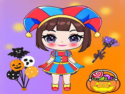 Princess Pomni Cosplay ASMR - browser game screenshot