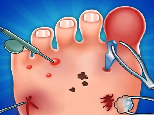 Doctor Foot Kids - browser game screenshot