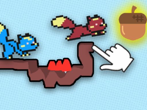 Squirrels   Draw your level! - browser game screenshot