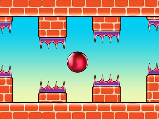 Flappy Red Ball Flappy Red Ball - browser game screenshot