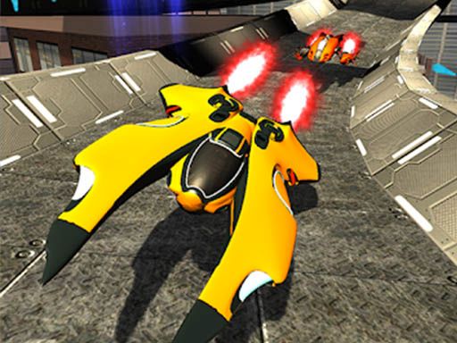 Spaceship Racing - browser game screenshot