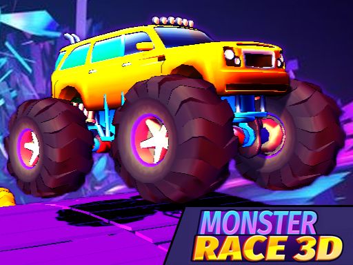 Monster Race 3D - browser game screenshot