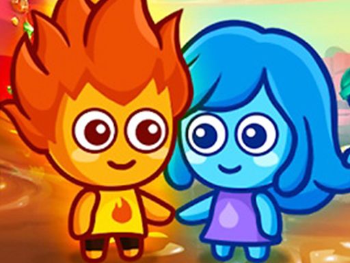 Lava Boy And Blue Girl - browser game screenshot