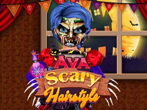 Ava Scary Hairstyles - browser game screenshot