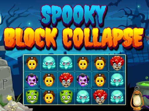 Spooky Block Collapse - browser game screenshot