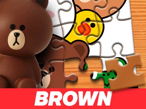 Brown And Friends Jigsaw Puzzle - browser game screenshot