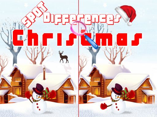 Christmas 2020 Spot Differences - browser game screenshot