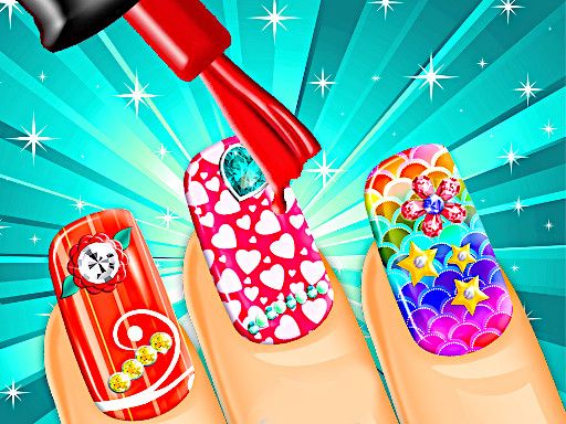 Nail Salon 3D - browser game screenshot