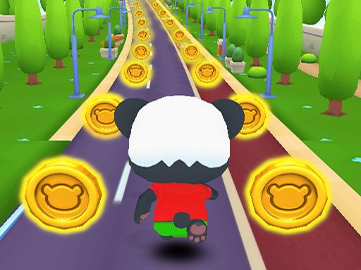 Panda Run Game - browser game screenshot