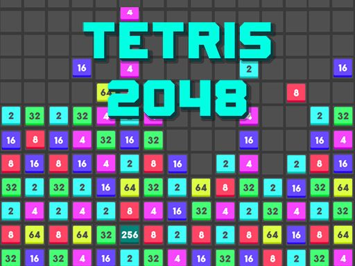 Super tetris 2048 - browser game screenshot