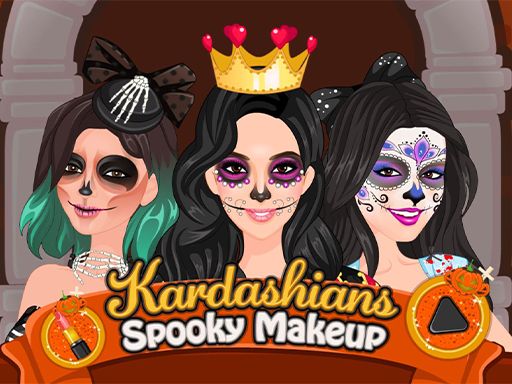 Kardashians Spooky Makeup - browser game screenshot