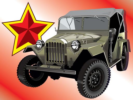 Soviet Cars Jigsaw - browser game screenshot