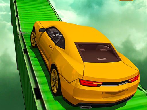 Hill Car Stunts 3D: Crazy Car Racing Simulator 3D - browser game screenshot