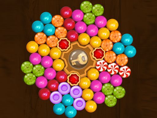 Candy Bubble Spin - browser game screenshot
