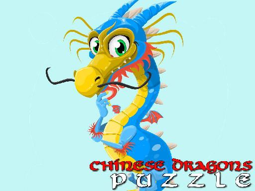 Chinese Dragons Puzzle - browser game screenshot
