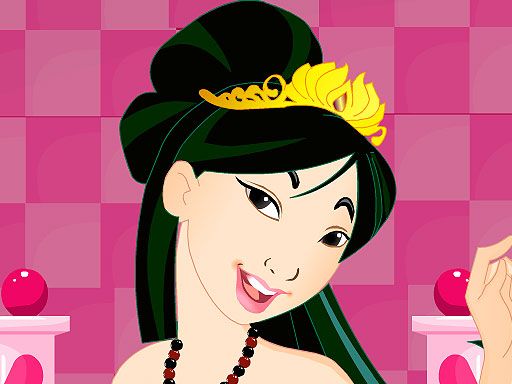Princess Mulan Wedding Dress - browser game screenshot
