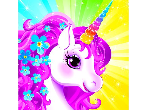 Unicorn Dress Up like Princess - browser game screenshot