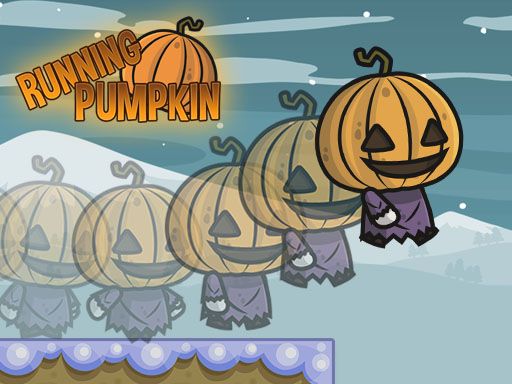 Running Pumpkin Game - browser game screenshot