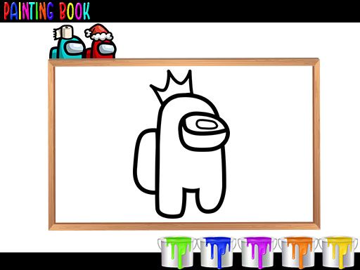 Among Us: Painting Book - browser game screenshot