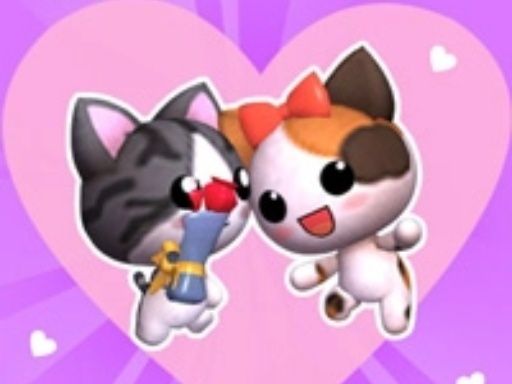 Love Cat Line Game Love Cat Line Game - browser game screenshot