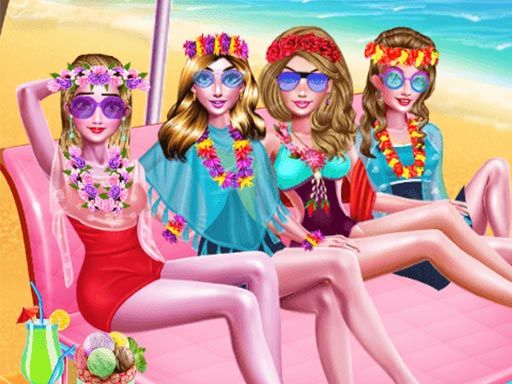 SUMMER BEACH SPA DAY - browser game screenshot
