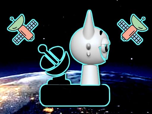 Sprunki Satellite Catcher - browser game screenshot