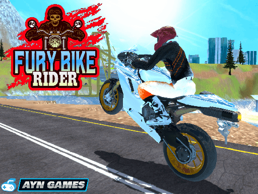 Fury Bike Rider - browser game screenshot