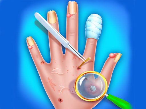 Hand Skin Doctor - Hospital Game - browser game screenshot
