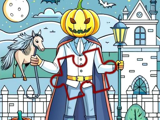 Haunted Puzzle Pieces Haunted Puzzle Pieces - browser game screenshot