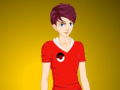 Pokemon Cilan Dressup - browser game screenshot