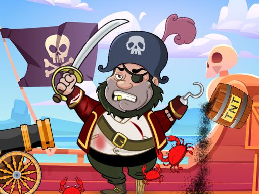 Kick The Pirate - browser game screenshot