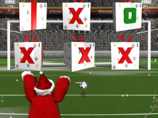 Santa kick Tac Toe - browser game screenshot