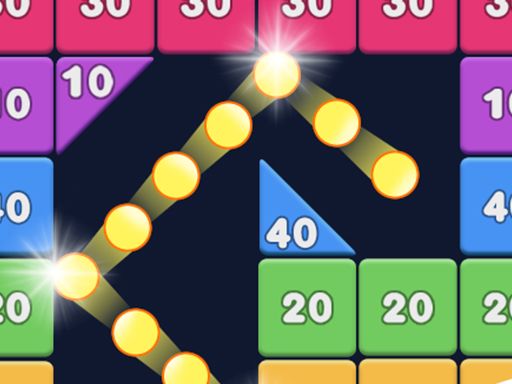 V1 - infinite block breack - browser game screenshot