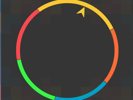 Crazy Infinite Color Wheel - browser game screenshot