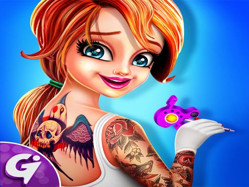Tattoo Dash : Artistic Designs Shop Simulator Game - browser game screenshot