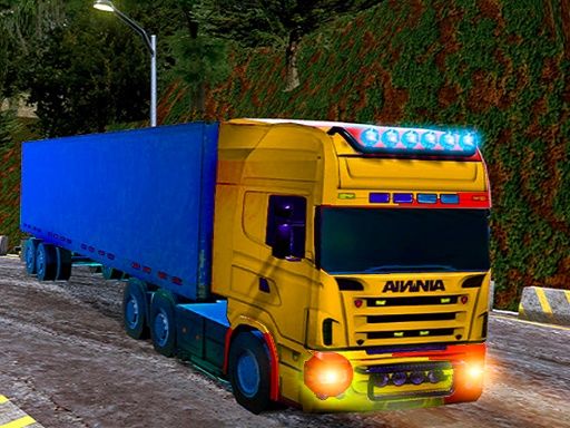 Cargo Truck simulator 2025 - browser game screenshot