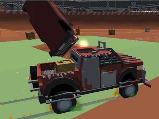 Pixel Car Crash Demolition v1 - browser game screenshot
