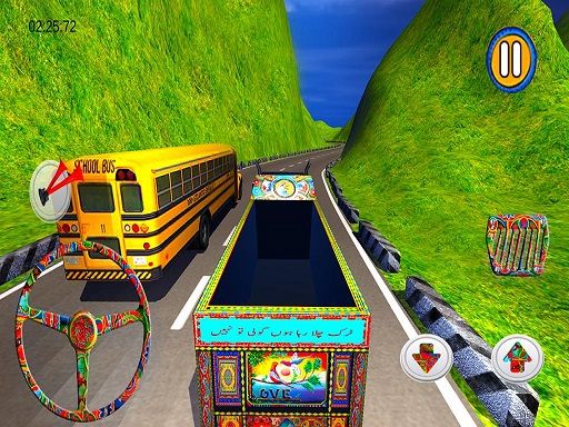 Baloch Cargo Truck Driving Game - browser game screenshot