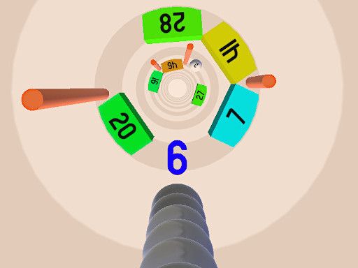 Snake vs Balls - browser game screenshot